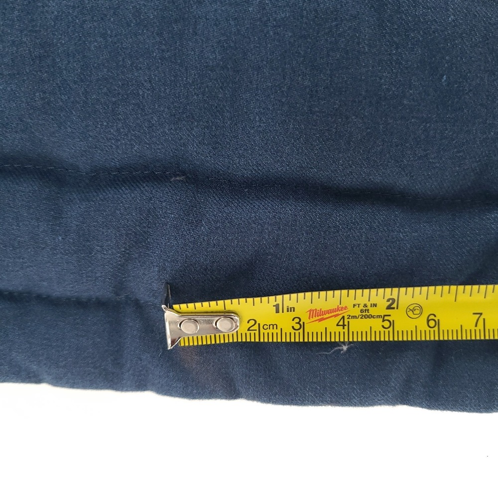 LL Bean Jacket Mens Medium Blue Downtech Full Zip Regular Down Nylon Polyester - Picture 13 of 15